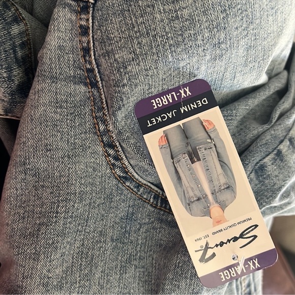 Seven7 Light Blue Denim Jacket - Picture 9 of 10